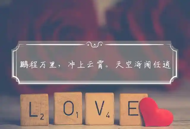 鹏程万里,冲上云霄。天空海阔任逍遥。鸿图大志,雀鸟焉知？拟登绝顶留人宿是什么生肖