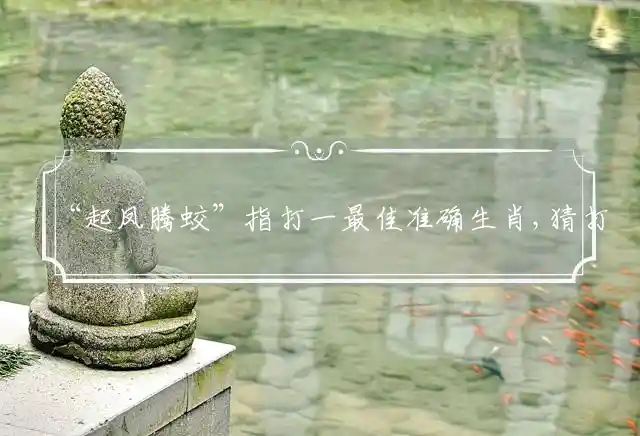 起凤腾蛟是什么生肖