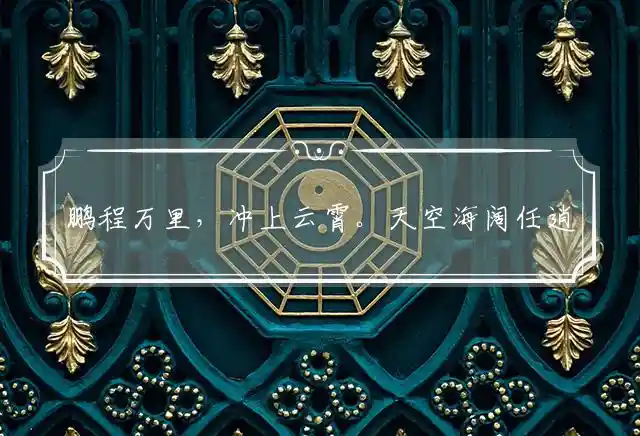 鹏程万里,冲上云霄。天空海阔任逍遥。鸿图大志,雀鸟焉知？拟登绝顶留人宿是什么生肖